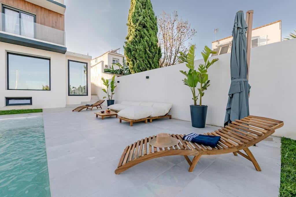 Villa Con Piscina Privada Gelves Exteriér fotografie