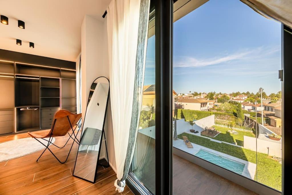 Villa Con Piscina Privada Gelves Exteriér fotografie