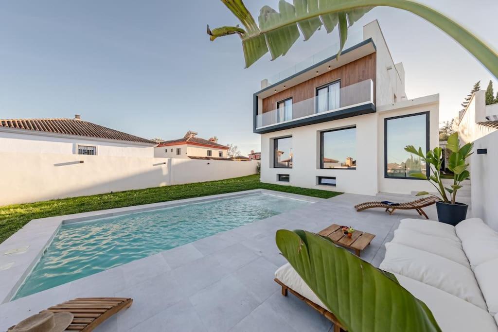 Villa Con Piscina Privada Gelves Exteriér fotografie